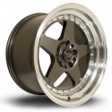 Llanta Rota Kyusha 17x9 4x108-4x100 RLGunmetal