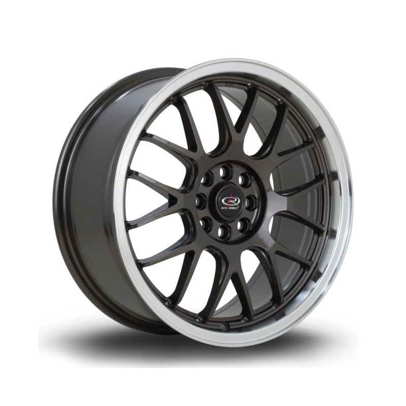 Llanta Rota MXR 17x7.5 4x108-4x100 RLGunmetal