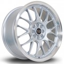 Llanta Rota MXR 17x7.5 4x108-4x100 RLSilver