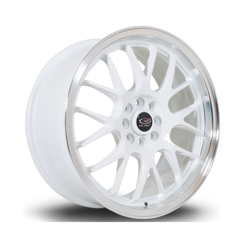 Llanta Rota MXR 17x7.5 4x108-4x100 RLWhite