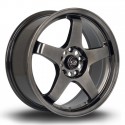 Llanta Rota GTR 17x7.5 4x108 HBlack