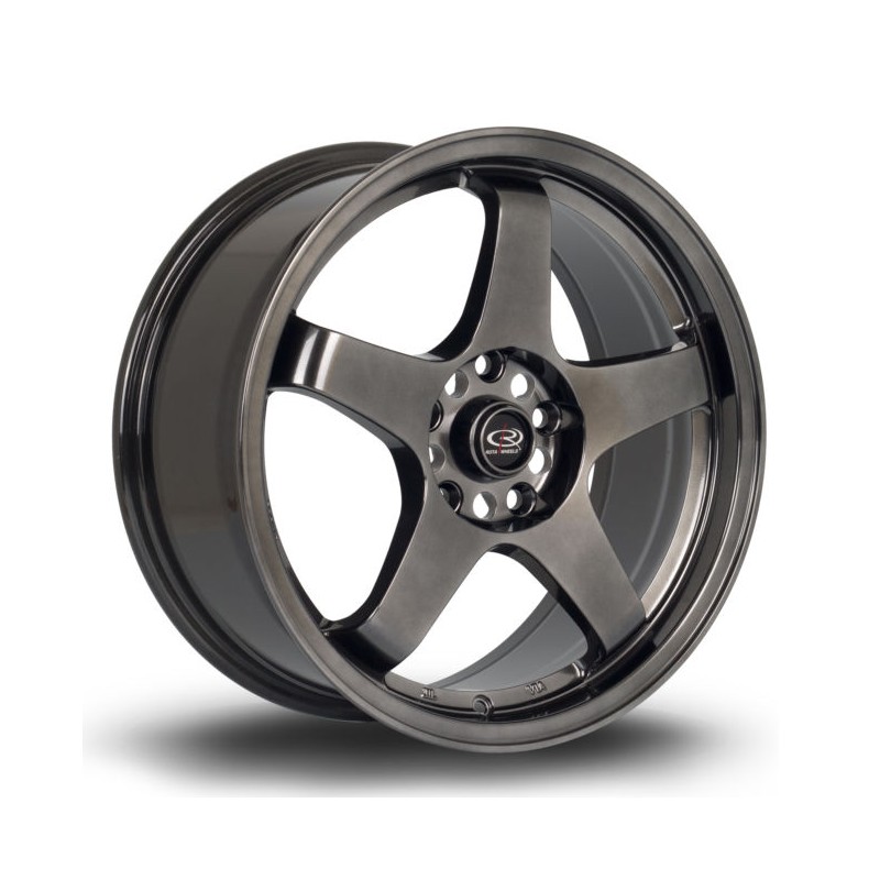 Llanta Rota GTR 17x7.5 4x108 HBlack