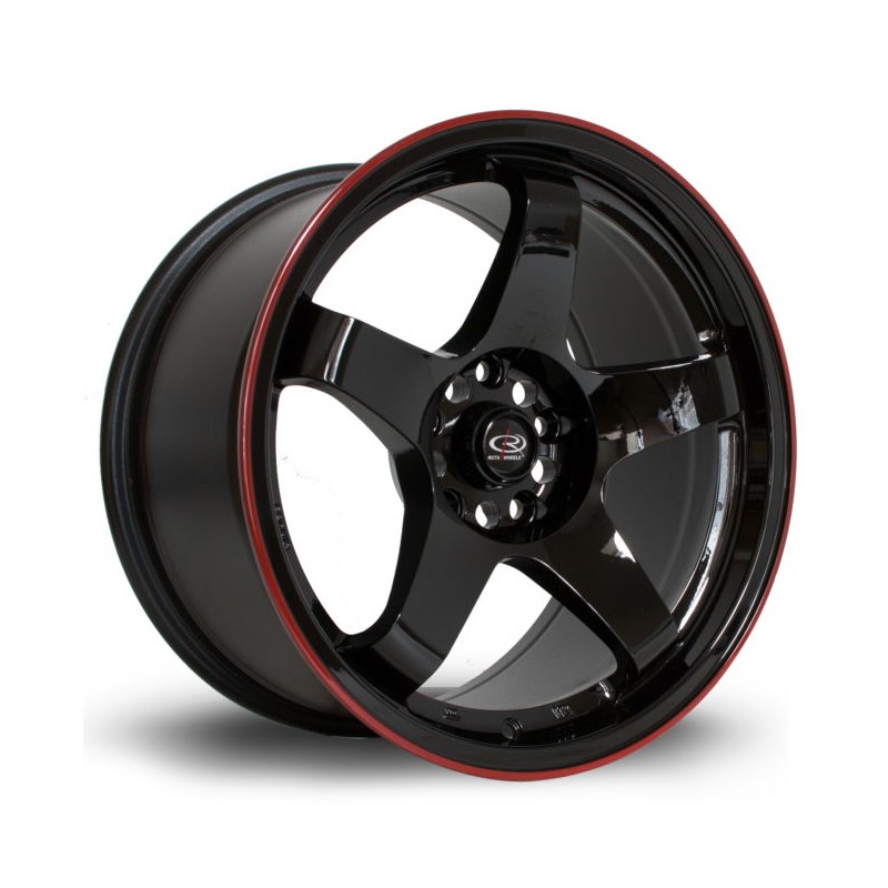 Llanta Rota GTR 17x9.5 5x114 BlackRLip