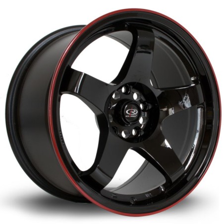 Llanta Rota GTR 17x9.5 5x114 BlackRLip