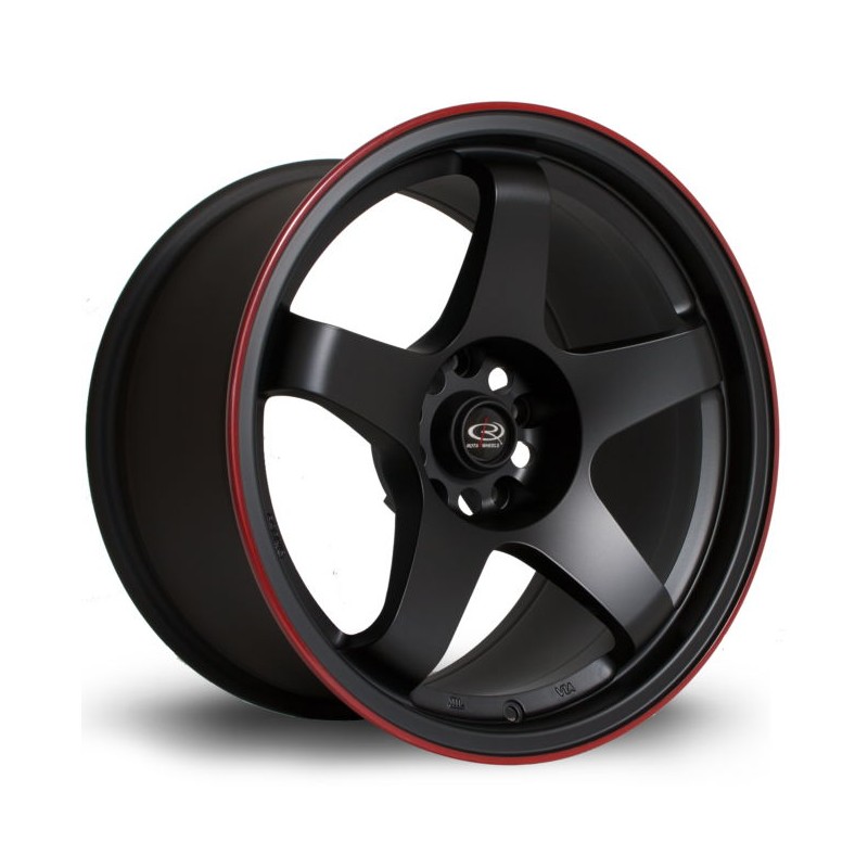 Llanta Rota GTR 17x9.5 5x114 FBlackRLip