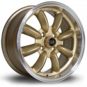 Llanta Rota RB 15x7 4x100 RLGold