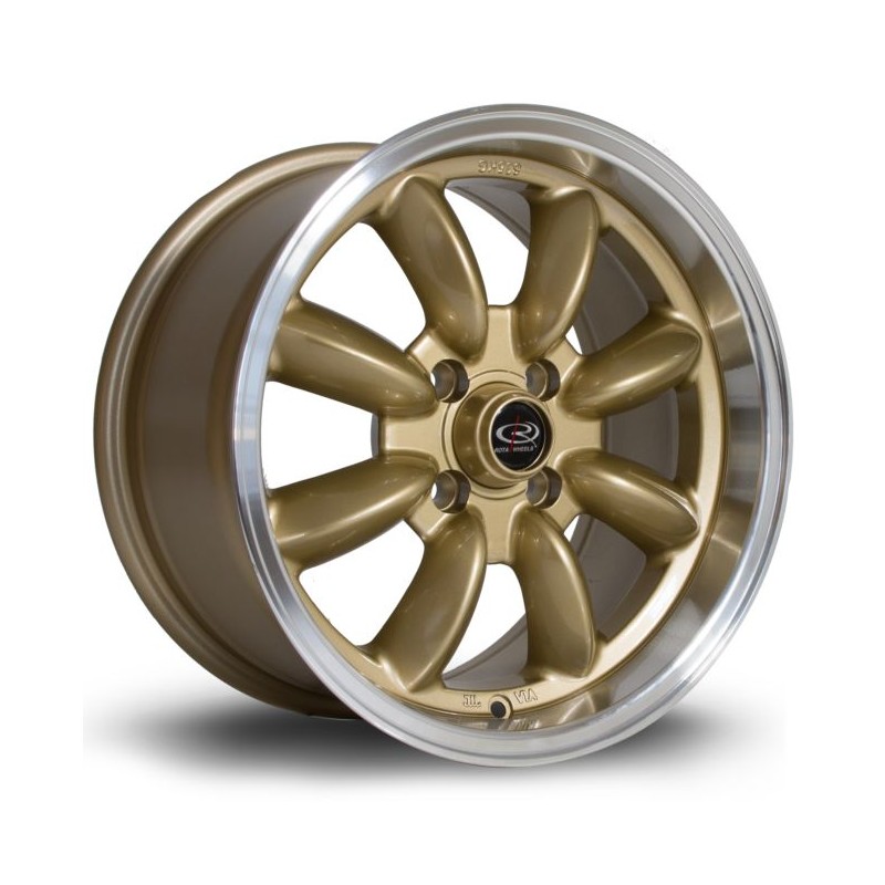 Llanta Rota RB 15x8 4x100 RLGold Llanta Rota RB 15x8 4x100 RLGold