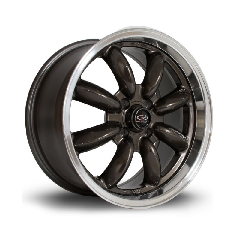 Llanta Rota RB 16x8 4x100 RLGunmetal Llanta Rota RB 16x8 4x100 RLGunmetal