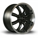 Llanta Rota RB 17x7.5 4x100 RLGunmetal