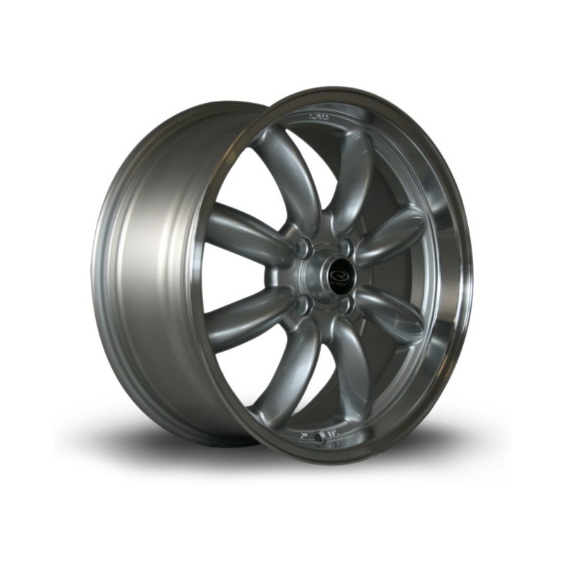 Llanta Rota RB 17x7.5 4x100 RLSilver Llanta Rota RB 17x7.5 4x100 RLSilver