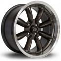 Llanta Rota RBR 16x8 4x100 RLGunmetal