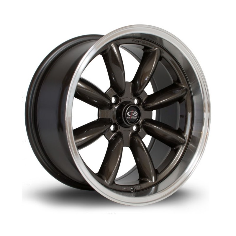 Llanta Rota RBR 16x8 4x100 RLGunmetal Llanta Rota RBR 16x8 4x100 RLGunmetal