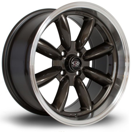 Llanta Rota RBR 16x8 4x100 RLGunmetal