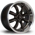 Llanta Rota RBR 17x8.5 4x114 RLGunmetal