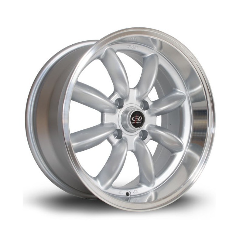 Llanta Rota RBR 17x8.5 4x114 RLSilver Llanta Rota RBR 17x8.5 4x114 RLSilver