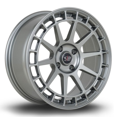Llanta Rota Recce 17x7.5 4x108 Steelgrey