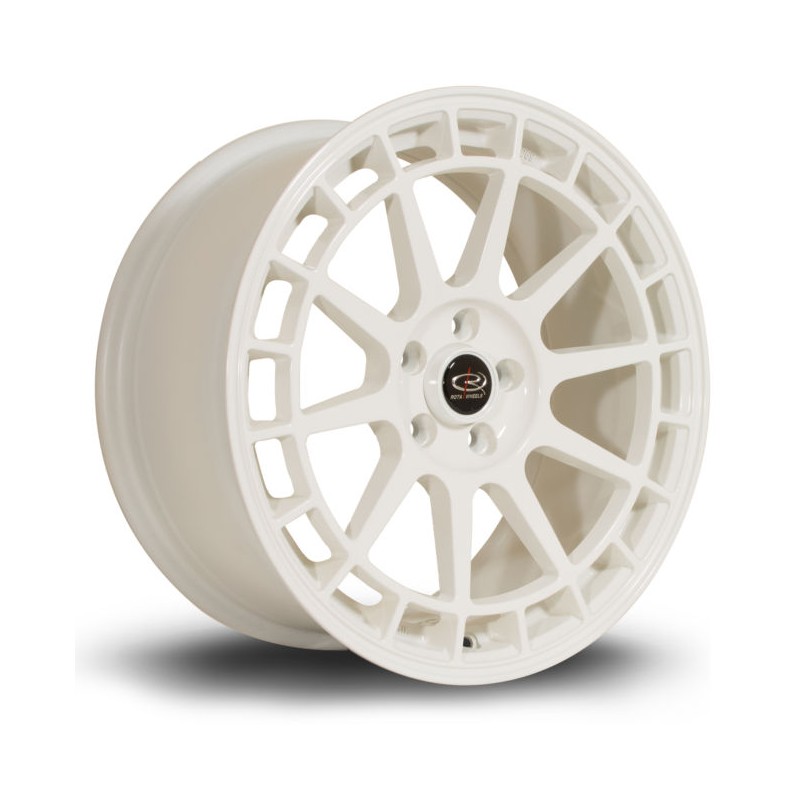 Llanta Rota Recce 17x8 5x108 White Llanta Rota Recce 17x8 5x108 White