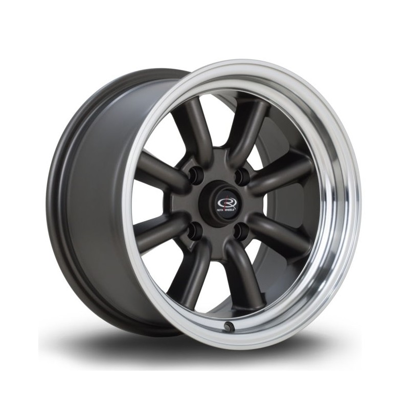 Llanta Rota RKR 15x8 4x100 RLFGunmetal Llanta Rota RKR 15x8 4x100 RLFGunmetal
