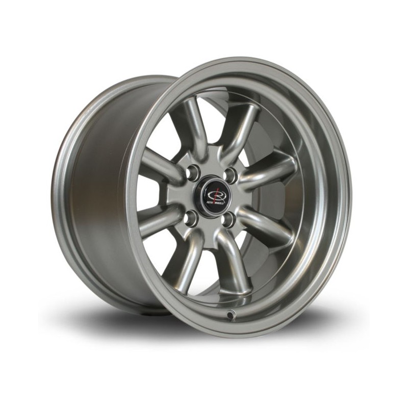 Llanta Rota RKR 15x9 4x100 Steelgrey Llanta Rota RKR 15x9 4x100 Steelgrey