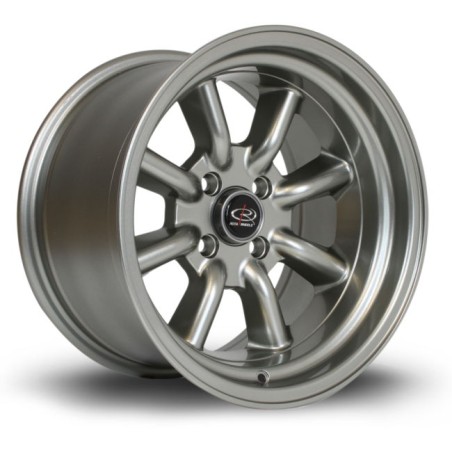Llanta Rota RKR 15x9 4x100 Steelgrey