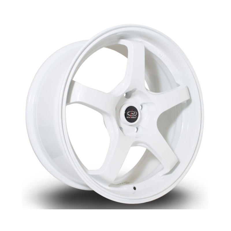 Llanta Rota RT5 18x8.5 5x120 White Llanta Rota RT5 18x8.5 5x120 White