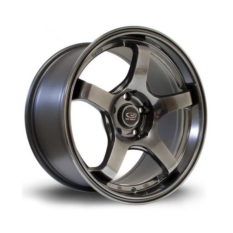 Llanta Rota RT5 17x9 5x114 HBlack Llanta Rota RT5 17x9 5x114 HBlack