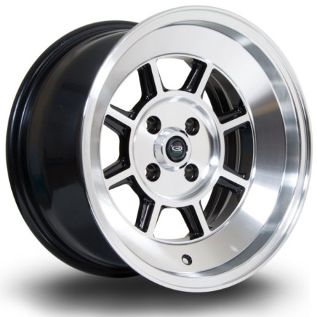 Llanta Rota BM8 15x8 4x100 PFBlack