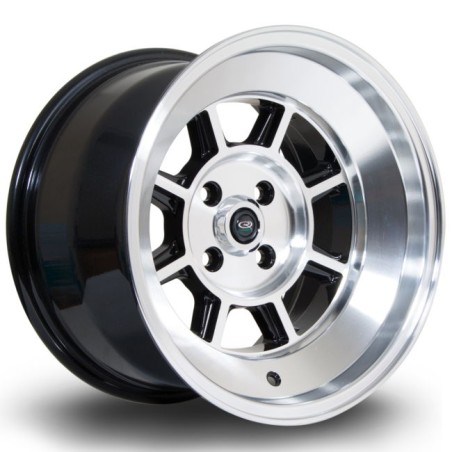 Llanta Rota BM8 15x9 4x100 PFBlack