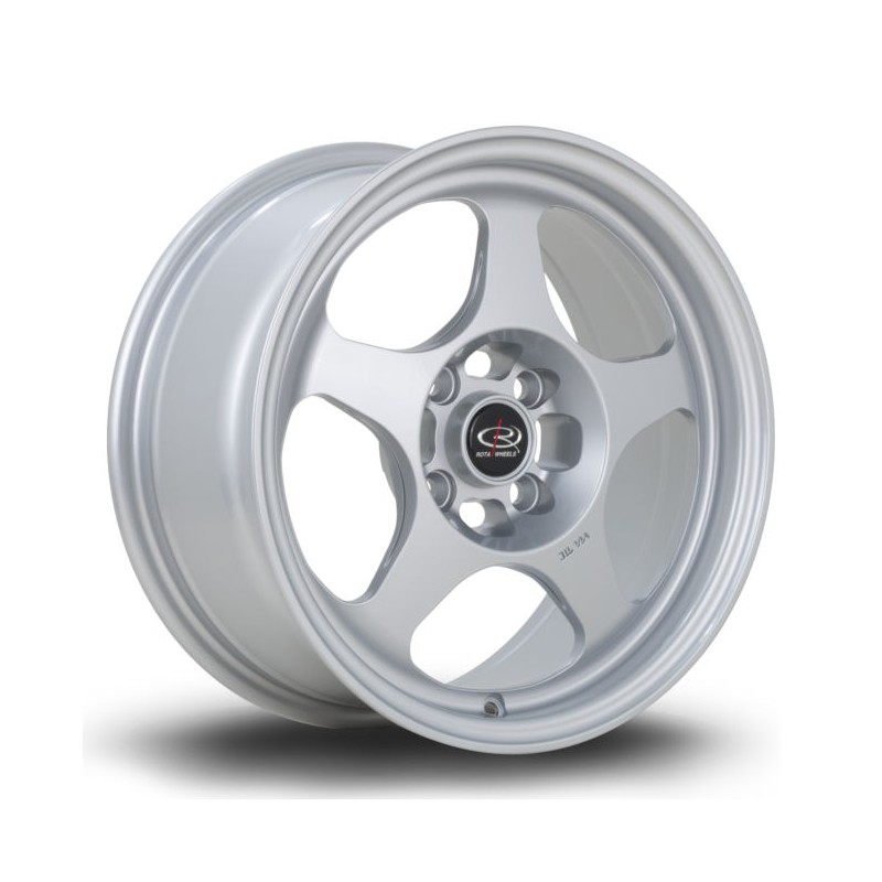 Llanta Rota Slip 15x7 4x100 Silver Llanta Rota Slip 15x7 4x100 Silver