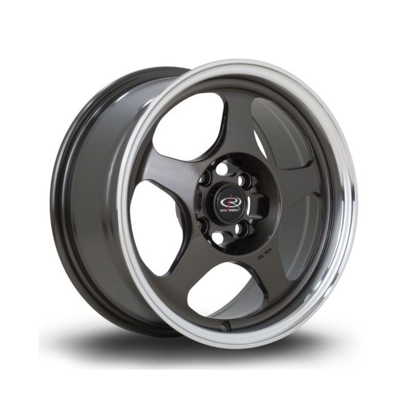 Llanta Rota Slip 15x7 4x100 RLGunmetal Llanta Rota Slip 15x7 4x100 RLGunmetal