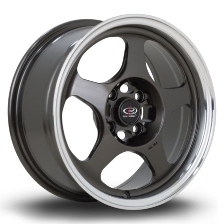 Llanta Rota Slip 15x7 4x100 RLGunmetal