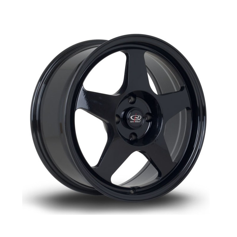 Llanta Rota Slip 17x7.5 4x108 Black Llanta Rota Slip 17x7.5 4x108 Black
