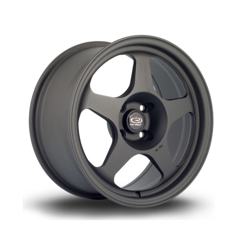 Llanta Rota Slip 16x8 4x100 FBlack2 Llanta Rota Slip 16x8 4x100 FBlack2