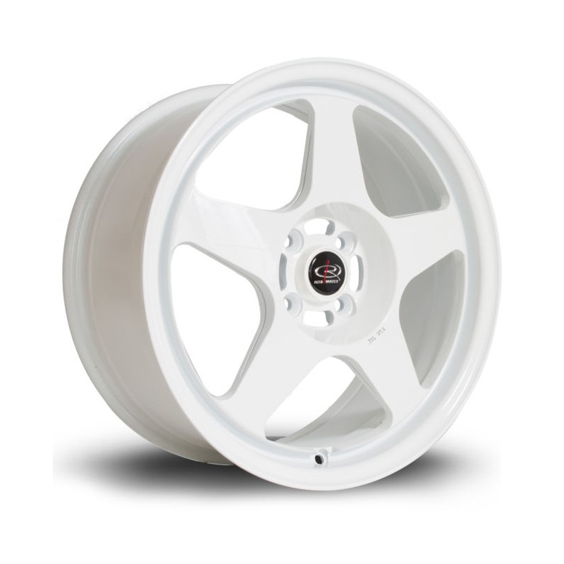 Llanta Rota Slip 17x8 5x114 White Llanta Rota Slip 17x8 5x114 White
