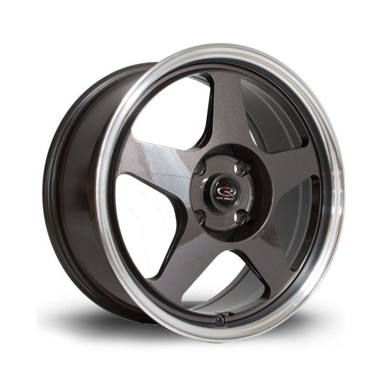 Llanta Rota Slip 17x8 5x114 RLGunmetal Llanta Rota Slip 17x8 5x114 RLGunmetal