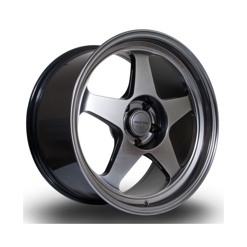 Llanta Rota Slip 18x9.5 5x100 HBlack Llanta Rota Slip 18x9.5 5x100 HBlack