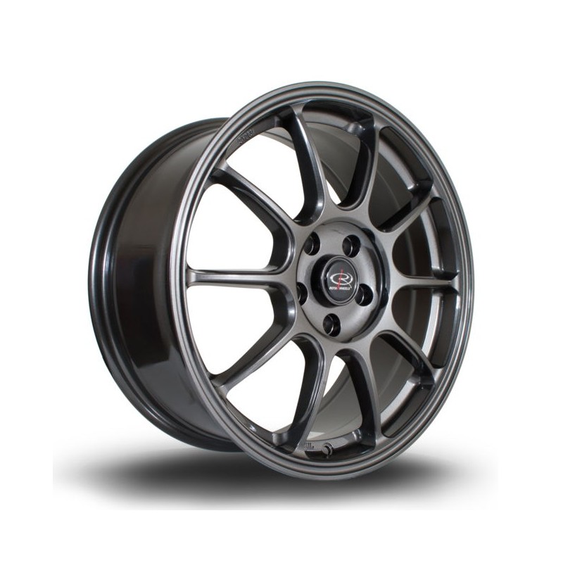 Llanta Rota SS10 17x7.5 5x108 Gunmetal