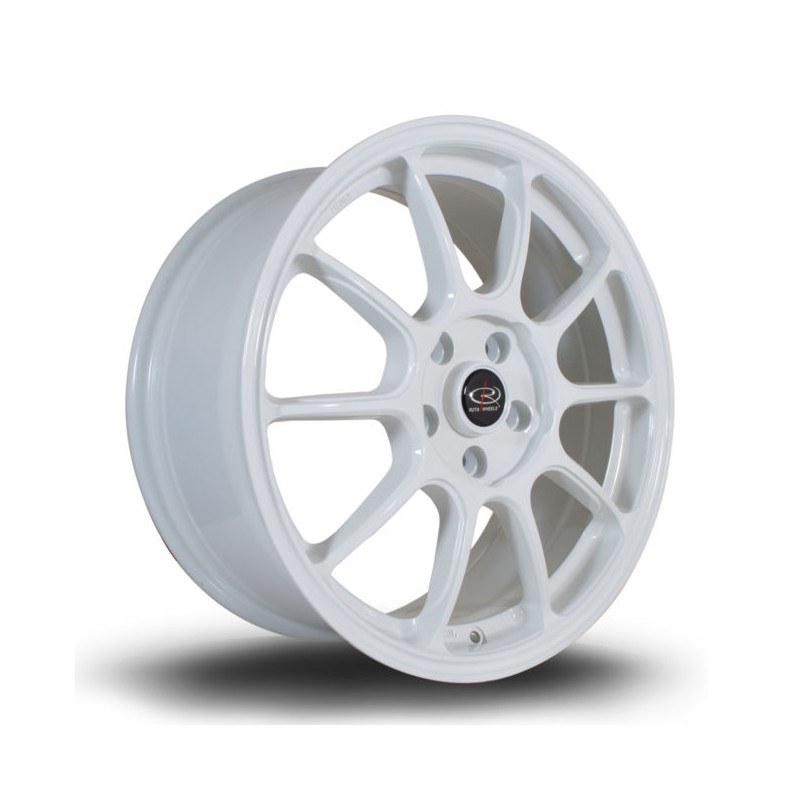 Llanta Rota SS10 17x7.5 5x108 White Llanta Rota SS10 17x7.5 5x108 White