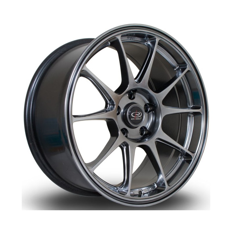 Llanta Rota Titan 17x7.5 4x108 HBlack Llanta Rota Titan 17x7.5 4x108 HBlack