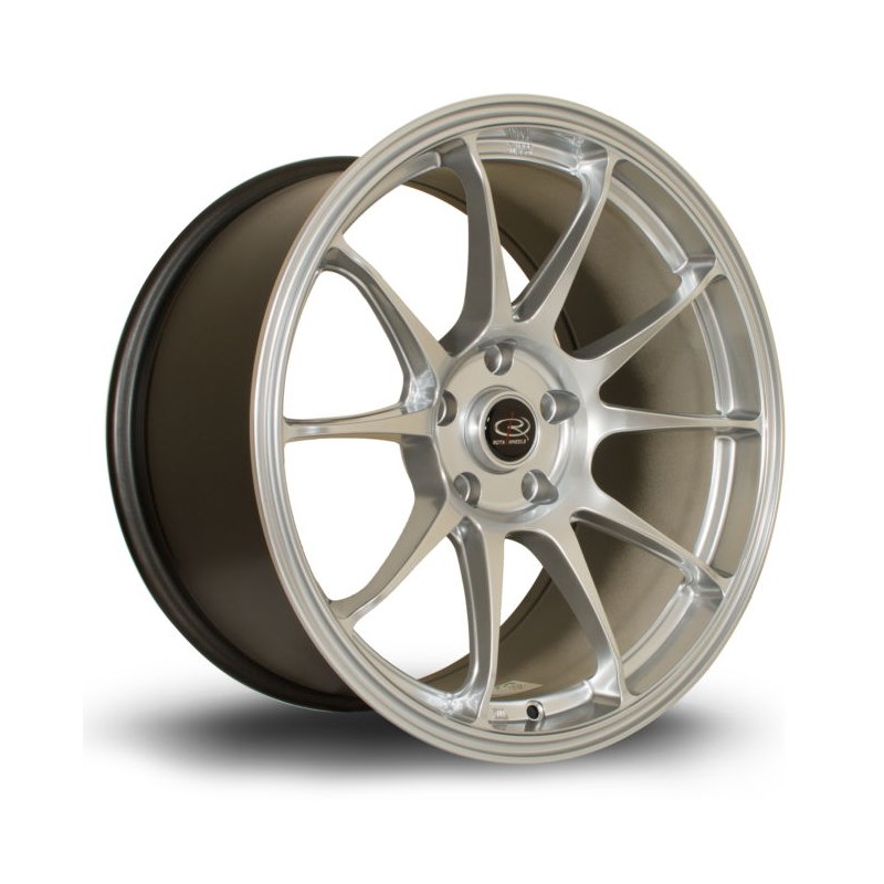 Llanta Rota Titan 18x9.5 5x100 HSilver Llanta Rota Titan 18x9.5 5x100 HSilver