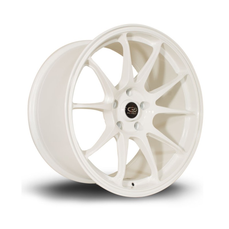Llanta Rota Titan 18x9.5 5x100 White Llanta Rota Titan 18x9.5 5x100 White