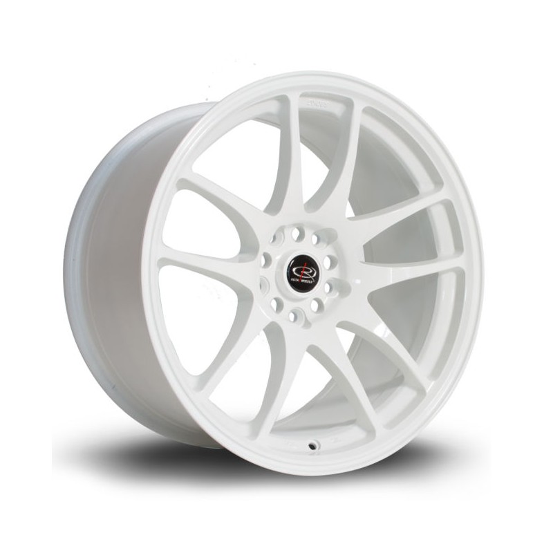 Llanta Rota Torque 18x9.5 5x114 White Llanta Rota Torque 18x9.5 5x114 White