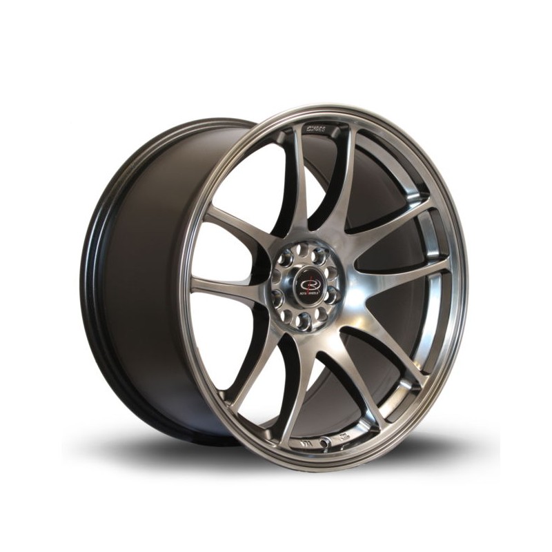 Llanta Rota Torque 18x9.5 5x100 HBlack Llanta Rota Torque 18x9.5 5x100 HBlack
