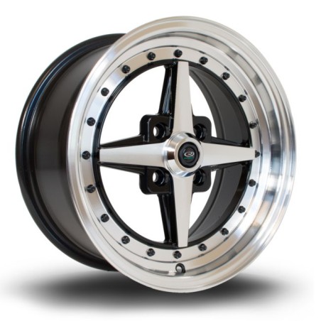 Llanta Rota Zero 15x7 4x100 PFBlack