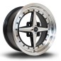 Llanta Rota Zero 15x7 4x100 PFBlack Llanta Rota Zero 15x7 4x100 PFBlack