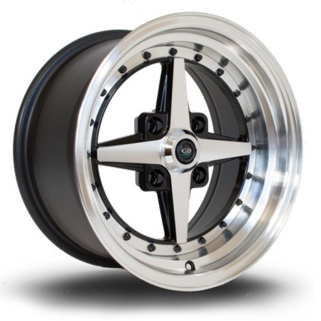 Llanta Rota Zero 15x8 4x100 PFBlack