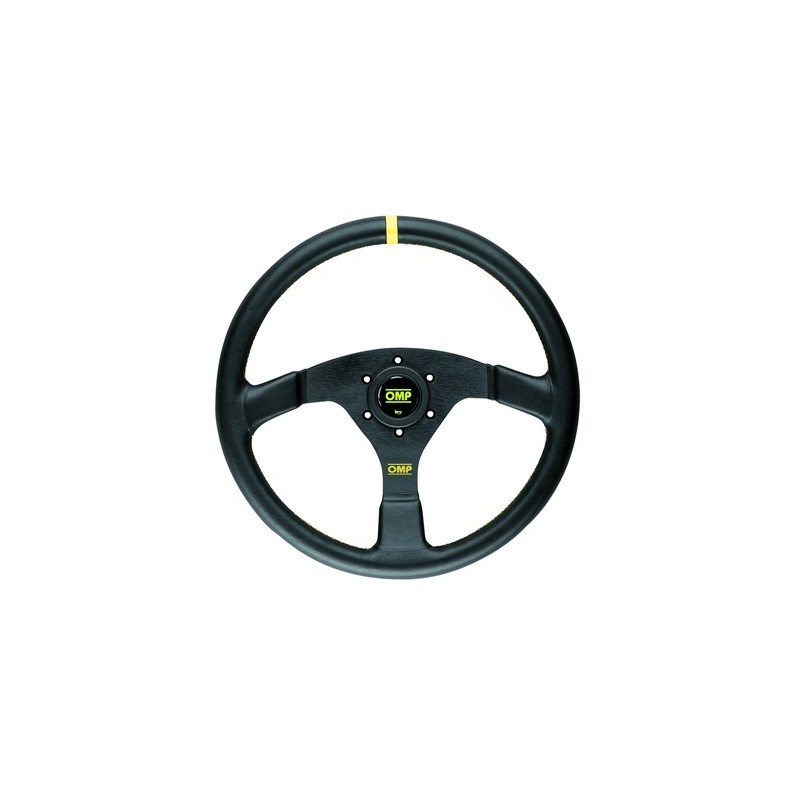 VELOCITA  VOLANTE OMP. 3 NEGRO SPOKES NEGRO PIEL RIM