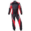 TRAJE CARRERAS TECNICA EVO my21 NEGRO/ROJO TALLA 52 FIA 8856-2018