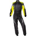 TRAJE CARRERAS TECNICA EVO my21 NEGRO/AMARILLO TALLA 44 FIA 8856-2018