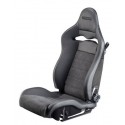 ASIENTO SPX SPARCO PIEL ALCANTARA NEGRO PILOTO